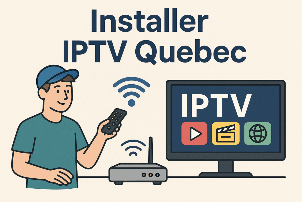 installer IPTV Quebec